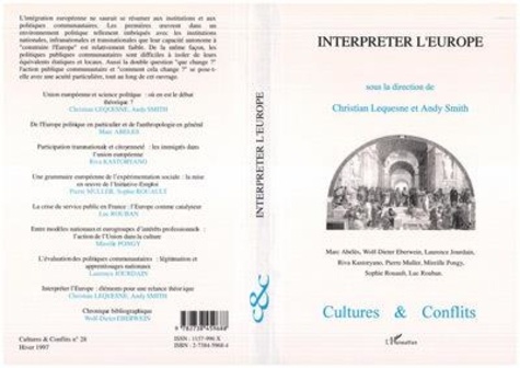 Andy Smith et Christian Lequesne - INTERPRETER L'EUROPE.
