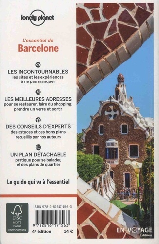 L'essentiel de Barcelone  Edition 2019 -  avec 1 Plan détachable