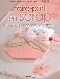 Faire-part en scrap