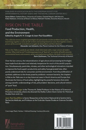 Risk on the Table. Food Production, Health, and the Environment