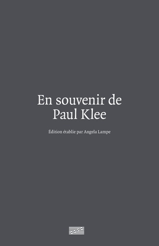 Angela Lampe - En souvenir de Paul Klee.