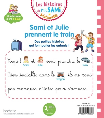Les histoires de P'tit Sami Maternelle  Sami et Julie prennent le train