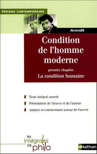 Hannah Arendt Condition De L Homme Moderne www.decitre.fr