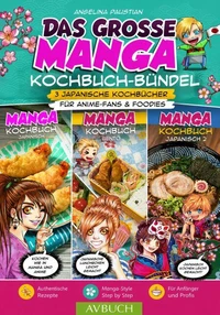 Manga Kochbuch Japanisch – Das große 3-Bände-Bundle
