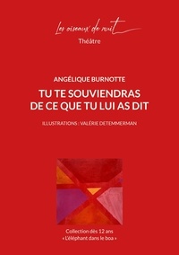 Angélique Burnotte - Tu te souviendras de ce que tu lui as dit.