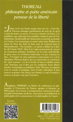 Thoreau, philosophe et poète américain, penseur de la liberté
