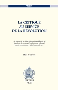 La Critique Au Service De La Revolution