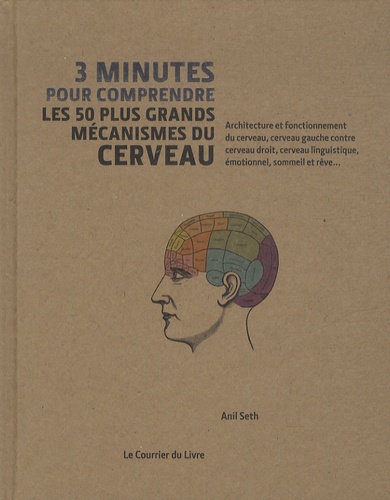 Anil Seth - 3 minutes pour comprendre les 50 plus grands mécanismes du cerveau - Architecture et fonctionnement du cerveau, cerveau gauche contre cerveau droit, cerveau linguistique, émotionnel, sommeil et rêve....