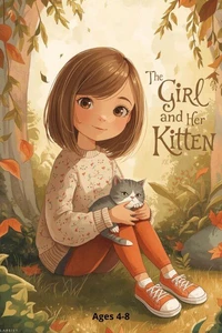 The Girl and Her Kitten