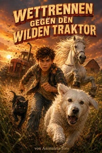 Wettrennen gegen den wilden Traktor