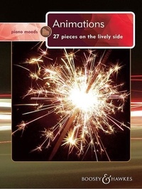 Hywel Davies - Piano Moods  : Animations - 27 pieces on the lively side. piano..