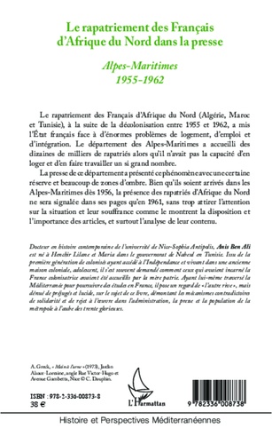 Le rapatriement des français d'Afrique du nord dans la presse. Alpes-Maritimes 1955-1962
