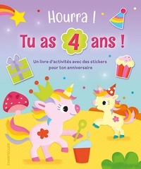 Real book e flat télécharger Hourra ! Tu as 4 ans !  - Un livre d'activités avec des stickers pour ton anniversaire