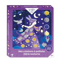 Mes création à pailleter Féerie nocturne - coffret avec accessoires
