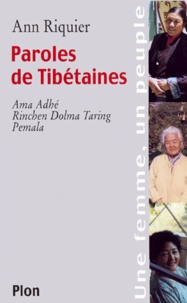 Ann Riquier - Paroles de tibétaines.