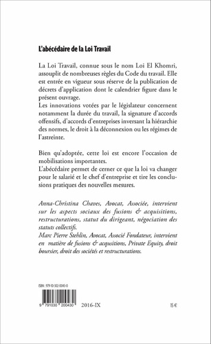 L'abécédaire de la Loi Travail. Décryptage des mesures phare, incidences pour les opérations M&A