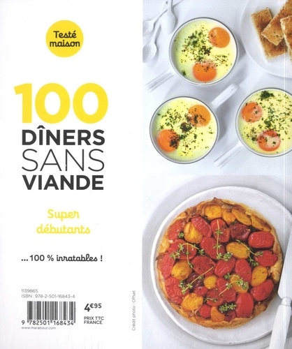 100 dîner sans viande. Super débutants