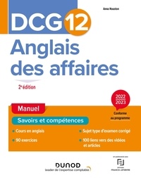 Téléchargement gratuit de livres sur google Anglais des affaires DCG 12  - Manuel