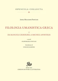 Filologia umanistica greca. I