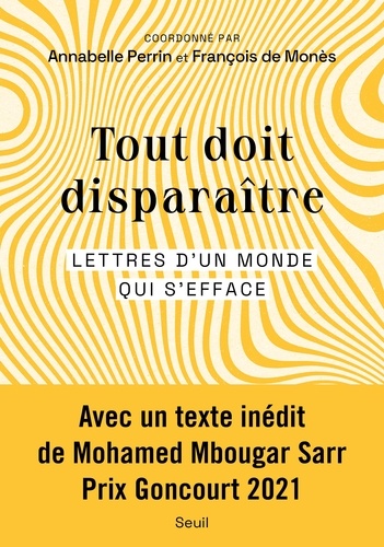 Tout doit disparaître. Lettres d'un monde qui s'efface