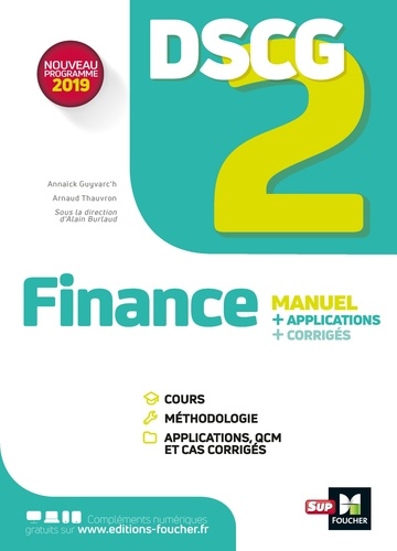 Annaïck Guyvarc'h et Arnaud Thauvron - DSCG 2 - Finance - Manuel et applications.