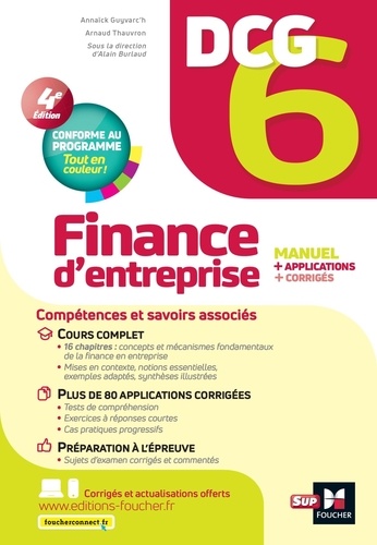 Annaïck Guyvarc'h et Arnaud Thauvron - Finance d'entreprise DCG 6 - Manuel et applications.
