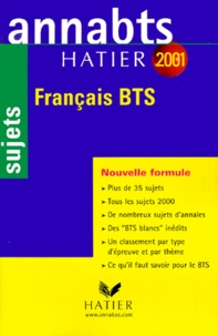 Anne Boyer-Vidal - Francais Bts. Sujets, Edition 2001.