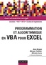Anne Brygoo et Maryse Pelletier - Programmation et algorithmique en VBA pour Excel - Livre+compléments en ligne.