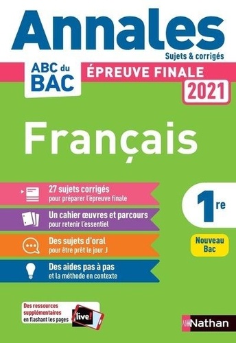 Français 1re  Edition 2021