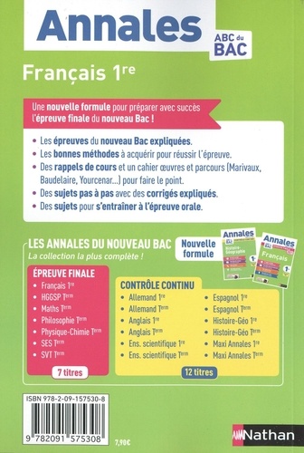 Français 1re  Edition 2021