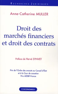 Droit des marchés financiers et droit des contrats