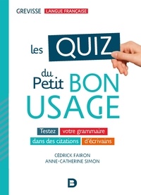 Les quiz du petit bon usage - Testez votre grammaire dans des citations décrivains.pdf