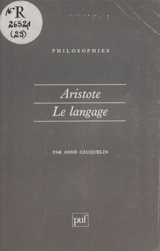 Aristote, le langage