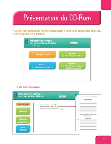 Réussir son entrée en production d'écrits. GS - CP  avec 1 Cédérom