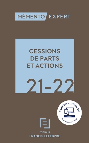 Cessions de parts et actions  Edition 2021-2022