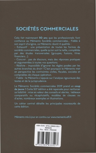 Sociétés commerciales  Edition 2019