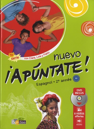 Anne Chauvigné Díaz - Espagnol 2e année Nuevo apuntate! A2. 1 DVD