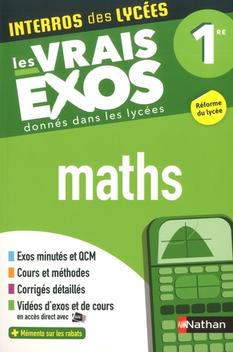 Maths 1re  Edition 2019