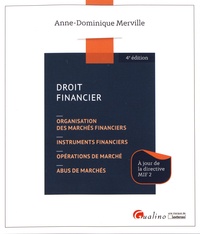 Anne-Dominique Merville - Droit financier.