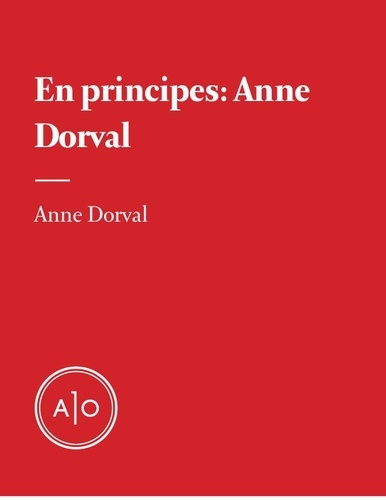 Anne Dorval - En principes: Anne Dorval.