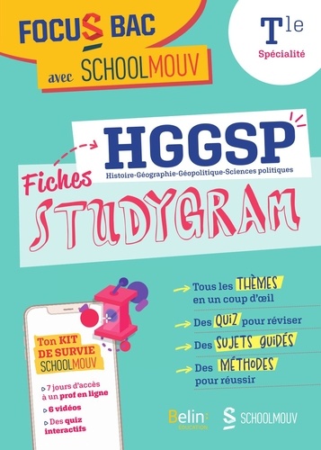 Fiches HGGSP Histoire-Géographie-Géopolitique-Sciences politiques Tle Spécialité