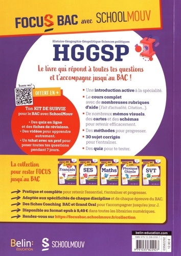 HGGSP Spécialité 1re  Edition 2023