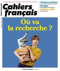 Anne Duclos-Grisier - Cahiers français N° 427, mai-juin 202 : Où va la recherche ?.
