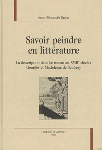 Savoir peindre en littérature