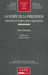 La durée de la prestation