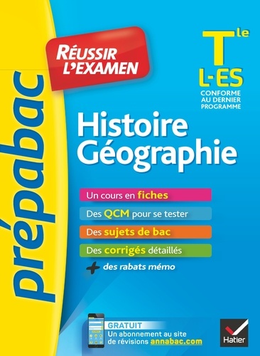Histoire-géographie Tle L, ES  Edition 2019