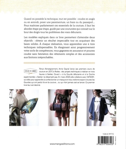 Livre La Couture Les Techniques Essentielles En Modèles Anne Gayral De  L'atelier Des Gourdes | canbro.in