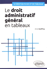 Anne Geoffroy - Le droit administratif général en tableaux.