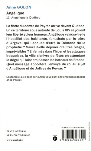 Angélique Tome 11 Angélique à Québec