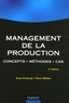 Anne Gratacap et Pierre Médan - Management de la production - Concepts, méthodes, cas.